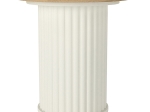 ΤΡΑΠΕΖΑΚΙ ΒΟΗΘΗΤΙΚΟ BOHEMA MEGAPAP ΧΡΩΜΑ IVORY - SEPET OAK Ø50X53,2ΕΚ.