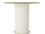 ΤΡΑΠΕΖΙ BOHEMA MEGAPAP ΧΡΩΜΑ IVORY - SEPET OAK Ø90X77,7ΕΚ.