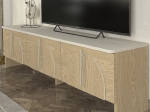 ΕΠΙΠΛΟ ΤΗΛΕΟΡΑΣΗΣ REBEL MEGAPAP ΧΡΩΜΑ ROTA OAK - SANDSTONE 150X35X45ΕΚ.