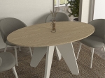 ΤΡΑΠΕΖΙ REBEL MEGAPAP ΧΡΩΜΑ ROTA OAK - SANDSTONE 150X90X75ΕΚ.