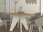ΤΡΑΠΕΖΙ REBEL MEGAPAP ΧΡΩΜΑ ROTA OAK - SANDSTONE 150X90X75ΕΚ.