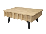 ΤΡΑΠΕΖΑΚΙ ΣΑΛΟΝΙΟΥ GEMMA MEGAPAP ΧΡΩΜΑ SEPET OAK 90X59,6X36,8ΕΚ.