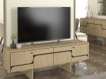 ΕΠΙΠΛΟ ΤΗΛΕΟΡΑΣΗΣ LAVA MEGAPAP ΧΡΩΜΑ ROTA OAK - ΑΝΘΡΑΚΙ 150X35X51,3ΕΚ.