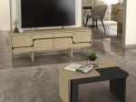 ΕΠΙΠΛΟ ΤΗΛΕΟΡΑΣΗΣ LAVA MEGAPAP ΧΡΩΜΑ ROTA OAK - ΑΝΘΡΑΚΙ 150X35X51,3ΕΚ.