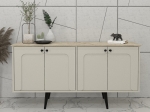 ΜΠΟΥΦΕΣ SEVILLA MEGAPAP ΧΡΩΜΑ SANDSTONE - TRAVERTINE 150X44,6X72,2ΕΚ.