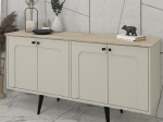 ΜΠΟΥΦΕΣ SEVILLA MEGAPAP ΧΡΩΜΑ SANDSTONE - TRAVERTINE 150X44,6X72,2ΕΚ.