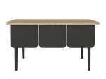 ΤΡΑΠΕΖΑΚΙ ΣΑΛΟΝΙΟΥ PEDRO MEGAPAP ΧΡΩΜΑ ΑΝΘΡΑΚΙ - ROTA OAK 73,2X73,2X38,6ΕΚ.