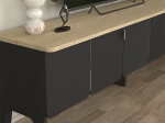ΕΠΙΠΛΟ ΤΗΛΕΟΡΑΣΗΣ PEDRO MEGAPAP ΧΡΩΜΑ ΑΝΘΡΑΚΙ - ROTA OAK 180X35X50,7ΕΚ.
