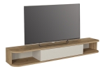 ΕΠΙΠΛΟ ΤΗΛΕΟΡΑΣΗΣ ΕΠΙΤΟΙΧΙΟ CROSS MEGAPAP ΜΕ LED ΧΡΩΜΑ SEPET OAK - SANDSTONE 150X29,6X19,2ΕΚ.