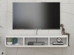 ΕΠΙΠΛΟ ΤΗΛΕΟΡΑΣΗΣ ΕΠΙΤΟΙΧΙΟ BASK MEGAPAP ΜΕ LED ΧΡΩΜΑ ΛΕΥΚΟ 120X29,6X19,2ΕΚ.