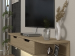 ΕΠΙΠΛΟ ΤΗΛΕΟΡΑΣΗΣ ΕΠΙΤΟΙΧΙΟ NOLAND MEGAPAP ΜΕ LED ΧΡΩΜΑ ROTA OAK 150X35X19,2ΕΚ.