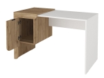 ΓΡΑΦΕΙΟ ΕΡΓΑΣΙΑΣ DARIO MEGAPAP ΧΡΩΜΑ SEPET OAK - ΛΕΥΚΟ 120X60X73,2ΕΚ.