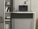 ΓΡΑΦΕΙΟ ΕΡΓΑΣΙΑΣ GEMINI MEGAPAP ΧΡΩΜΑ ΑΝΘΡΑΚΙ - ΛΕΥΚΟ 121,8X59,6X131,8ΕΚ.