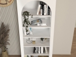 ΒΙΒΛΙΟΘΗΚΗ VOILA MEGAPAP ΧΡΩΜΑ ΛΕΥΚΟ 74X35X180ΕΚ.