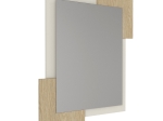 ΚΑΘΡΕΠΤΗΣ ΤΟΙΧΟΥ SELINOS ΜEGAPAP ΧΡΩΜΑ SANDSTONE - ROTA OAK 65X2,2X85ΕΚ.