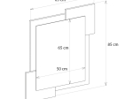 ΚΑΘΡΕΠΤΗΣ ΤΟΙΧΟΥ SELINOS ΜEGAPAP ΧΡΩΜΑ ΛΕΥΚΟ 65X2,2X85ΕΚ.