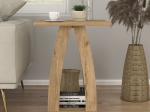 ΤΡΑΠΕΖΑΚΙ ΒΟΗΘΗΤΙΚΟ - ΚΟΜΟΔΙΝΟ DEROS MEGAPAP ΧΡΩΜΑ SEPET OAK 45X45X56ΕΚ.