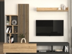 ΣΥΝΘΕΣΗ ΤΗΛΕΟΡΑΣΗΣ VERMONT MEGAPAP ΧΡΩΜΑ ΑΝΘΡΑΚΙ - SEPET OAK 240X40X192ΕΚ.