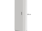 ΝΤΟΥΛΑΠΙ ΚΟΥΖΙΝΑΣ GIZA MEGAPAP ΧΡΩΜΑ ΛΕΥΚΟ 45X42X160ΕΚ.