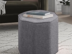 ΣΚΑΜΠΩ HEXA MEGAPAP ΥΦΑΣΜΑΤΙΝΟ ΧΡΩΜΑ ΓΚΡΙ 40X40X42ΕΚ.