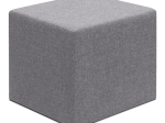 ΣΚΑΜΠΩ LINDA MEGAPAP ΥΦΑΣΜΑΤΙΝΟ ΧΡΩΜΑ ΓΚΡΙ 40X40X40ΕΚ.
