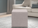 ΣΚΑΜΠΩ LINDA MEGAPAP ΥΦΑΣΜΑΤΙΝΟ ΧΡΩΜΑ ΜΠΕΖ 40X40X40ΕΚ.