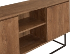 ΜΠΟΥΦΕΣ AMEDEO MEGAPAP ΑΠΟ ΜΕΛΑΜΙΝΗ ΧΡΩΜΑ ΚΑΡΥΔΙ 140X36X72ΕΚ.