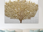 ΠΙΝΑΚΑΣ ΣΕ ΚΑΜΒΑ "GOLDEN TREE" MEGAPAP ΨΗΦΙΑΚΗΣ ΕΚΤΥΠΩΣΗΣ 100X70X3ΕΚ.