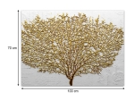ΠΙΝΑΚΑΣ ΣΕ ΚΑΜΒΑ "GOLDEN TREE" MEGAPAP ΨΗΦΙΑΚΗΣ ΕΚΤΥΠΩΣΗΣ 100X70X3ΕΚ.