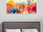 ΠΙΝΑΚΑΣ ΣΕ ΚΑΜΒΑ "ABSTRACT COLORS" MEGAPAP ΨΗΦΙΑΚΗΣ ΕΚΤΥΠΩΣΗΣ 120X50X3ΕΚ.