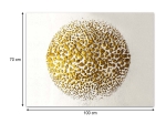 ΠΙΝΑΚΑΣ ΣΕ ΚΑΜΒΑ "GOLDEN CIRCLE" MEGAPAP ΨΗΦΙΑΚΗΣ ΕΚΤΥΠΩΣΗΣ 100X70X3ΕΚ.