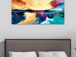 ΠΙΝΑΚΑΣ ΣΕ ΚΑΜΒΑ "ABSTRACT CLOUDS" MEGAPAP ΨΗΦΙΑΚΗΣ ΕΚΤΥΠΩΣΗΣ 120X50X3ΕΚ.