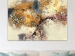 ΠΙΝΑΚΑΣ ΣΕ ΚΑΜΒΑ "ABSTRACT TREE" MEGAPAP ΨΗΦΙΑΚΗΣ ΕΚΤΥΠΩΣΗΣ 100X70X3ΕΚ.