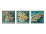 ΠΙΝΑΚΑΣ ΣΕ ΚΑΜΒΑ "LEAF" MEGAPAP ΤΡΙΠΤΥΧΟΣ ΨΗΦΙΑΚΗΣ ΕΚΤΥΠΩΣΗΣ 30X30X2ΕΚ.