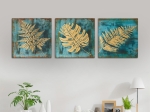 ΠΙΝΑΚΑΣ ΣΕ ΚΑΜΒΑ "LEAF" MEGAPAP ΤΡΙΠΤΥΧΟΣ ΨΗΦΙΑΚΗΣ ΕΚΤΥΠΩΣΗΣ 30X30X2ΕΚ.