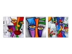 ΠΙΝΑΚΑΣ ΣΕ ΚΑΜΒΑ "CUBIK FACES" MEGAPAP ΤΡΙΠΤΥΧΟΣ ΨΗΦΙΑΚΗΣ ΕΚΤΥΠΩΣΗΣ 30X30X2ΕΚ.