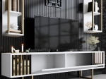 ΣΥΝΘΕΣΗ ΤΗΛΕΟΡΑΣΗΣ GOLDLINE MEGAPAP ΧΡΩΜΑ ΛΕΥΚΟ - ΧΡΥΣΟ 180X30X48ΕΚ.