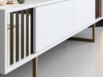ΣΥΝΘΕΣΗ ΤΗΛΕΟΡΑΣΗΣ GOLDLINE MEGAPAP ΧΡΩΜΑ ΛΕΥΚΟ - ΧΡΥΣΟ 180X30X48ΕΚ.
