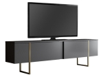 ΕΠΙΠΛΟ ΤΗΛΕΟΡΑΣΗΣ LUXE MEGAPAP ΧΡΩΜΑ ΑΝΘΡΑΚΙ - ΧΡΥΣΟ 180X30X50ΕΚ.