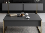 ΕΠΙΠΛΟ ΤΗΛΕΟΡΑΣΗΣ LUXE MEGAPAP ΧΡΩΜΑ ΑΝΘΡΑΚΙ - ΧΡΥΣΟ 180X30X50ΕΚ.