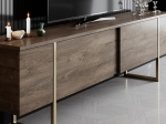 ΕΠΙΠΛΟ ΤΗΛΕΟΡΑΣΗΣ LUXE MEGAPAP ΧΡΩΜΑ ΚΑΡΥΔΙ - ΧΡΥΣΟ 180X30X50ΕΚ.