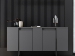 ΜΠΟΥΦΕΣ LUXE MEGAPAP ΧΡΩΜΑ ΑΝΘΡΑΚΙ 160X35X80ΕΚ.