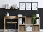 ΓΡΑΦΕΙΟ ΕΡΓΑΣΙΑΣ BLAKE MEGAPAP ΧΡΩΜΑ ΦΥΣΙΚΟ ΟΞΙΑΣ 145X45X74ΕΚ.