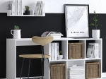 ΓΡΑΦΕΙΟ ΕΡΓΑΣΙΑΣ BLAKE MEGAPAP ΧΡΩΜΑ ΛΕΥΚΟ 145X45X74ΕΚ.