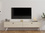 ΕΠΙΠΛΟ ΤΗΛΕΟΡΑΣΗΣ PARIS MEGAPAP ΧΡΩΜΑ TRAVERTINE 160X25X35ΕΚ.