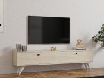 ΕΠΙΠΛΟ ΤΗΛΕΟΡΑΣΗΣ PARIS MEGAPAP ΧΡΩΜΑ TRAVERTINE 160X25X35ΕΚ.