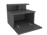 ΚΟΜΟΔΙΝΟ ΕΠΙΤΟΙΧΙΟ ARSEN MEGAPAP ΧΡΩΜΑ ΑΝΘΡΑΚΙ 39,8X31,9X35ΕΚ.