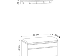 ΕΠΙΠΛΟ ΕΙΣΟΔΟΥ BOBY MEGAPAP ΧΡΩΜΑ TRAVERTINE 80X35X42ΕΚ.