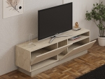 ΕΠΙΠΛΟ ΤΗΛΕΟΡΑΣΗΣ KOZA MEGAPAP ΧΡΩΜΑ TRAVERTINE 160X40X45ΕΚ.
