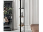 ΦΩΤΙΣΤΙΚΟ ΔΑΠΕΔΟΥ NOVA MEGAPAP MDF - PVC ΥΦΑΣΜΑ ΧΡΩΜΑ ΚΑΡΥΔΙ - ΜΑΥΡΟ 24X25X150ΕΚ.